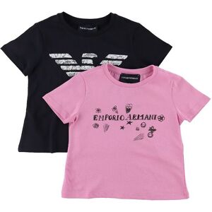 Giorgio Armani Emporio Armani T-Shirts - 2-Pak - Navy/flamingo - Emporio Armani - 4 År (104) - T-Shirt