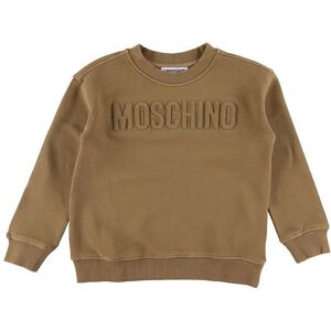 Moschino Sweatshirt - Mørk Sand M. Logo - Moschino - 5 År (110) - Sweatshirt