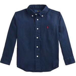 Polo Ralph Lauren Skjorte - Hør - Classics Ii - Navy - Polo Ralph Lauren - 4 År (104) - Skjorte