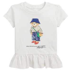 Polo Ralph Lauren T-Shirt - Sa - Gråhvid M. Bamse - Polo Ralph Lauren - 68 - T-Shirt