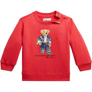 Polo Ralph Lauren Sweatshirt - Sa - Rød M. Bamse - Polo Ralph Lauren - 68 - Sweatshirt