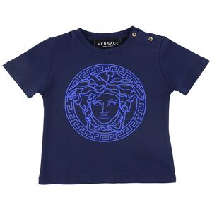 Versace T-Shirt - Navy M. Blå - Versace - 18-24 Mdr - T-Shirt