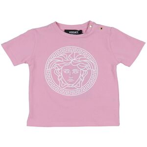 Versace T-Shirt - Tutu Pink/hvid M. Logo - Versace - 12-18 Mdr - T-Shirt