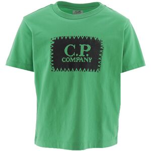 C.P. Company T-Shirt - Classic Green M. Sort - C.P. Company - 8 År (128) - T-Shirt