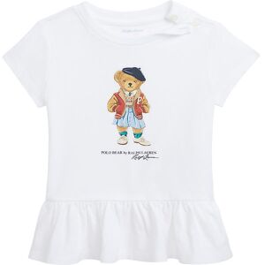 Polo Ralph Lauren T-Shirt - Hvid M. Bamse - Polo Ralph Lauren - 68 - T-Shirt