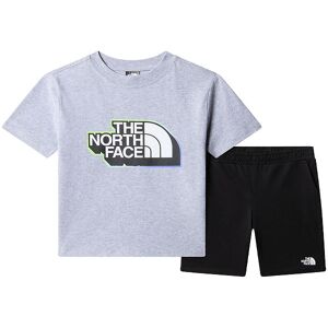 The North Face Shortssæt - T-Shirt/shorts - Light Grey Heather/s - The North Face - 6 År (116) - T-Shirt