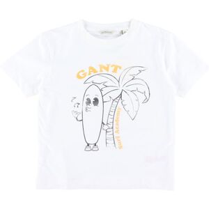 Gant T-Shirt - Surf Academy - Hvid - Gant - 13-14 År (158-164) - T-Shirt