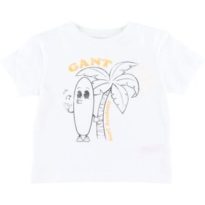 Gant T-Shirt - Surf Academy - Hvid - Gant - 7-8 År (122-128) - T-Shirt