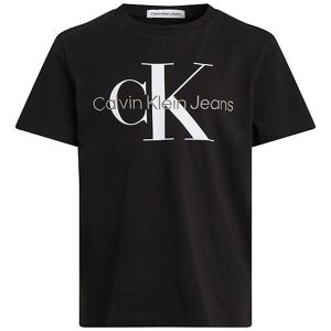 Klein T-Shirt - Monogram - Ck Black - Calvin Klein - 10 År (140) - T-Shirt