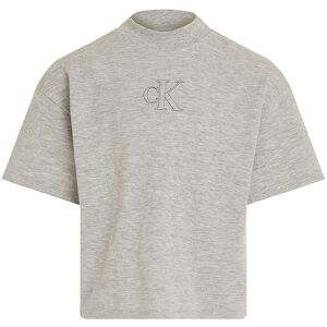 Klein T-Shirt - Monogram - Light Grey Heather - Calvin Klein - 12 År (152) - T-Shirt