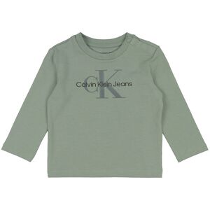 Klein T-Shirts - Monogram - Meteor Green - Calvin Klein - 4 År (104) - T-Shirt