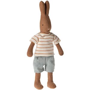 Maileg Bamse - Kanin - Str. 1 - Striped T-Shirt And Shorts - Maileg - Onesize - Bamse