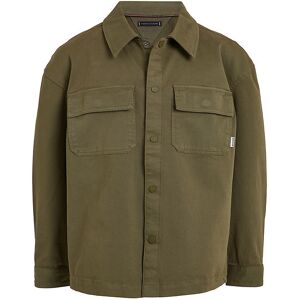 Tommy Hilfiger Skjorte - Utility Overshirt - Utility Olive - Tommy Hilfiger - 10 År (140) - Skjorte