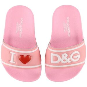 Dolce & Gabbana Badesandaler - Lyserød M. Print - Dolce & Gabbana - 38 - Badesandal