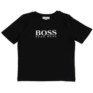 T-Shirt - Sort M. Logo - Boss - 10 År (140) - T-Shirt