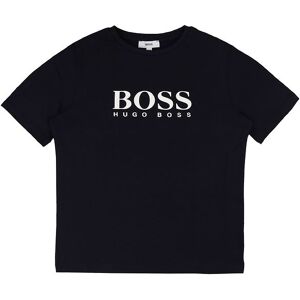 T-Shirt - Navy M. Logo - Boss - 10 År (140) - T-Shirt