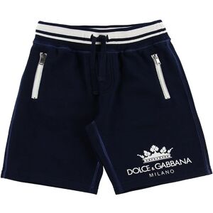 Dolce & Gabbana Shorts - Sweat - Navy M. Logo - Dolce & Gabbana - 10 År (140) - Shorts