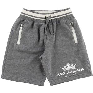 Dolce & Gabbana Shorts - Sweat - Gråmeleret M. Logo - Dolce & Gabbana - 2 År (92) - Shorts