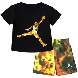 Jordan Sweatshorts/t-Shirt - Jumbo Jumpman - Team Orange/sort M. - Jordan - 12 Mdr - Shorts