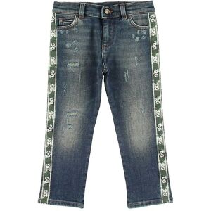 Dolce & Gabbana Jeans - Blå M. Stribe - Dolce & Gabbana - 4 År (104) - Jeans