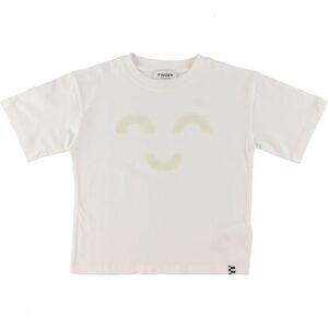 Finger In The Nose T-Shirt - King - Off White Macaroni M. Ansigt - Finger In The Nose - 12-13 År (152-158) - T-Shirt