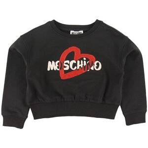 Moschino Sweatshirt - Sort M. Glimmer/logo - Moschino - 4 År (104) - Sweatshirt