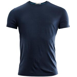 Aclima LightWool T-Shirt Round Neck Mens, Navy Blazer 48,5