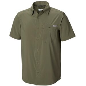 Columbia Sportswear Columbia Triple Canyon Solid S/S Shirt Mens, Cypress XS