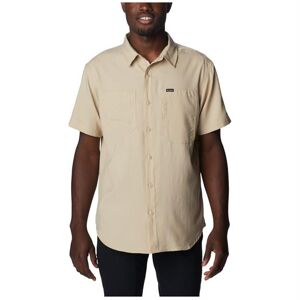 Columbia Sportswear Columbia Silver Ridge Utility SS Shirt Mens, Ancient Fossil 4X