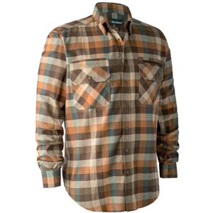 Deerhunter Mens James Shirt, Brown Check