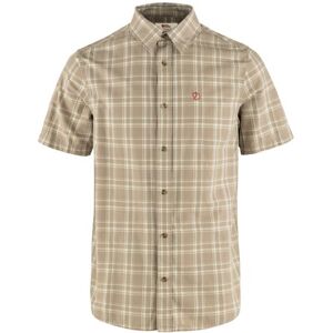 Fjällräven Övik Lite Shirt S/S Mens, Fossil / Chalk Rose XL