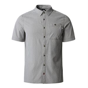 The North Face Mens S/S Hypress Shirt, New Taupe Plaid M
