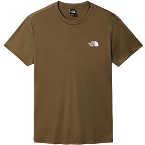 The North Face Mens Reaxion Red Box Tee, Military Olive XL