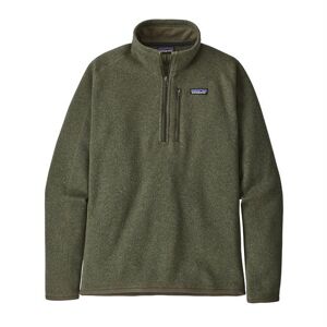Patagonia Mens Better Sweater 1/4 Zip, Industrial Green L