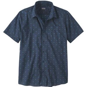 Patagonia Mens Go To Shirt, Flying Climb / Tidepool Blue