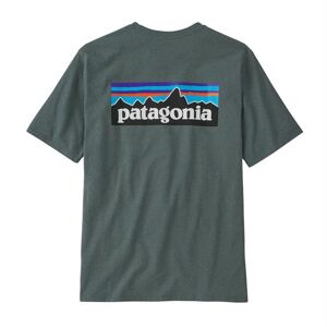 Patagonia Mens P-6 Logo Responsibili-Tee, Nouveau Green
