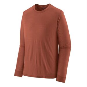 Patagonia Mens L/S Cap Cool Merino Shirt, Burl Red XL