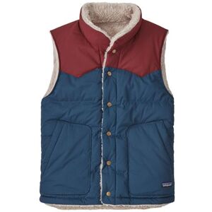 Patagonia Mens Reversible Bivy Down Vest, Tidepool Blue M