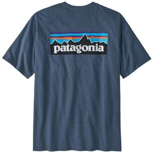 Patagonia Mens P-6 Logo Responsibili-Tee, Utility Blue M