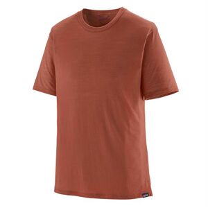 Patagonia Mens Cap Cool Merino Blend Shirt, Burl Red L