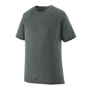 Patagonia Mens Cap Cool Merino Graphic Shirt, FitzRoy / Green XL