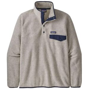 Patagonia Mens LW Synchilla Snap-T P/O, Oatmeal Heather