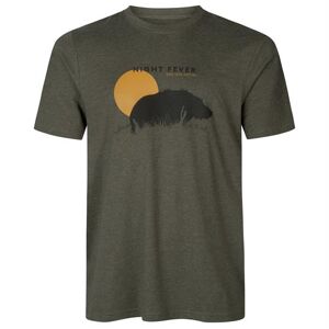 Seeland Night Fever T-Shirt Mens, Pine Green Melange M