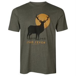 Seeland Stag Fever T-Shirt Mens, Pine Green Melange 3XL