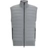 Boss Padded regular-fit gilet in mixed materials