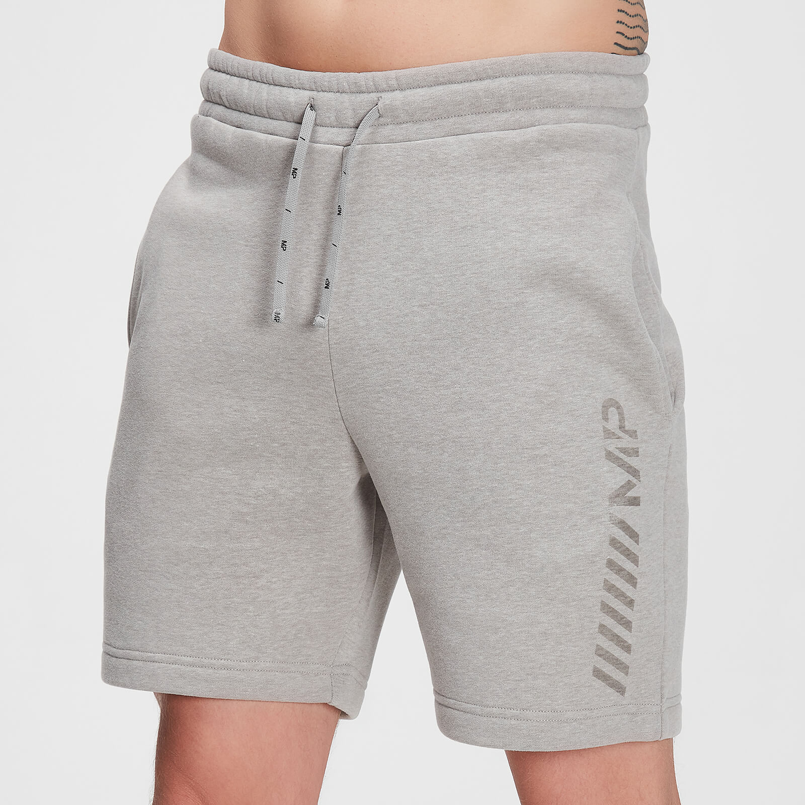 MP Tonal Graphic Sweatshorts til mænd – Storm Grey Marl - S