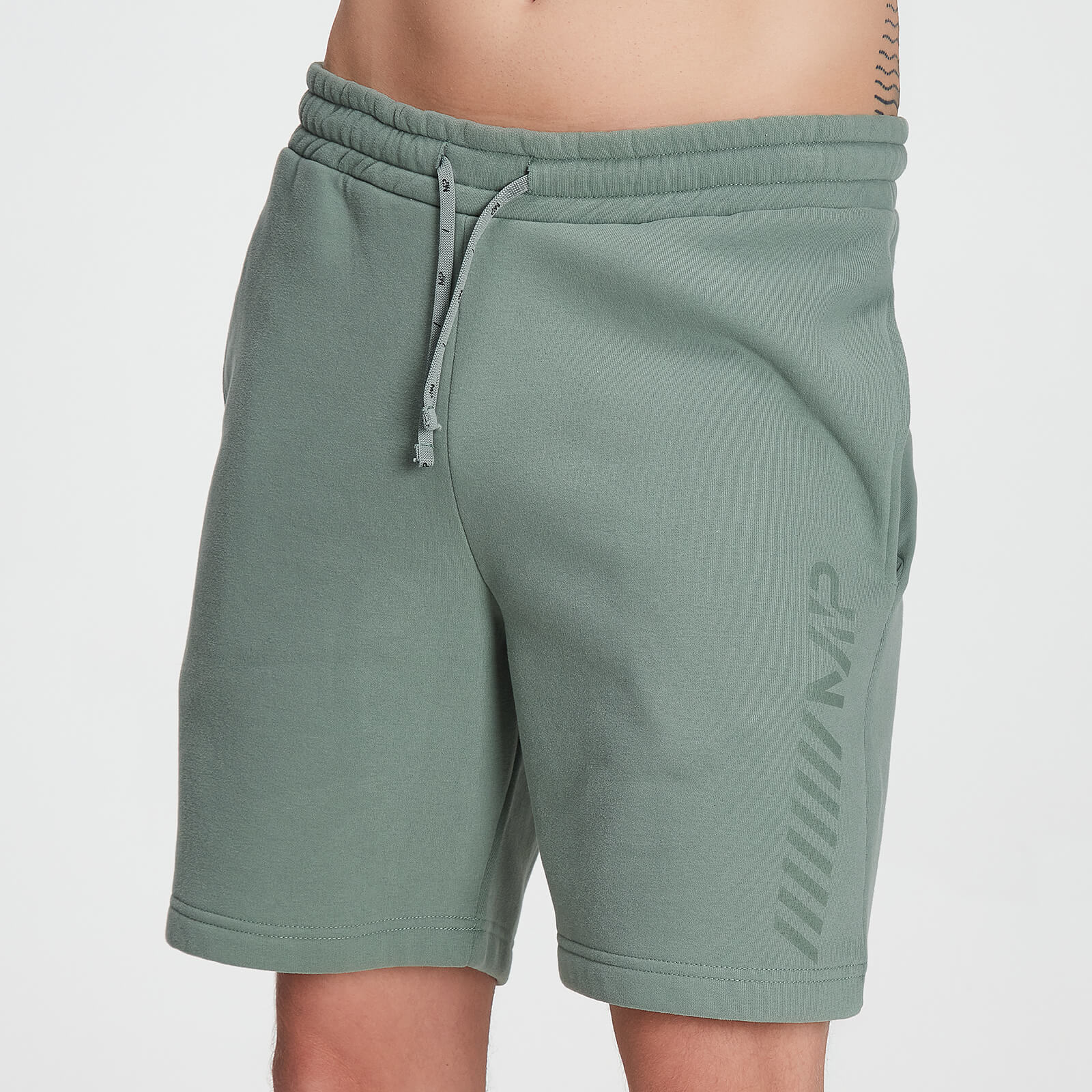 MP Tonal Graphic Sweatshorts til mænd – Washed Green - XS