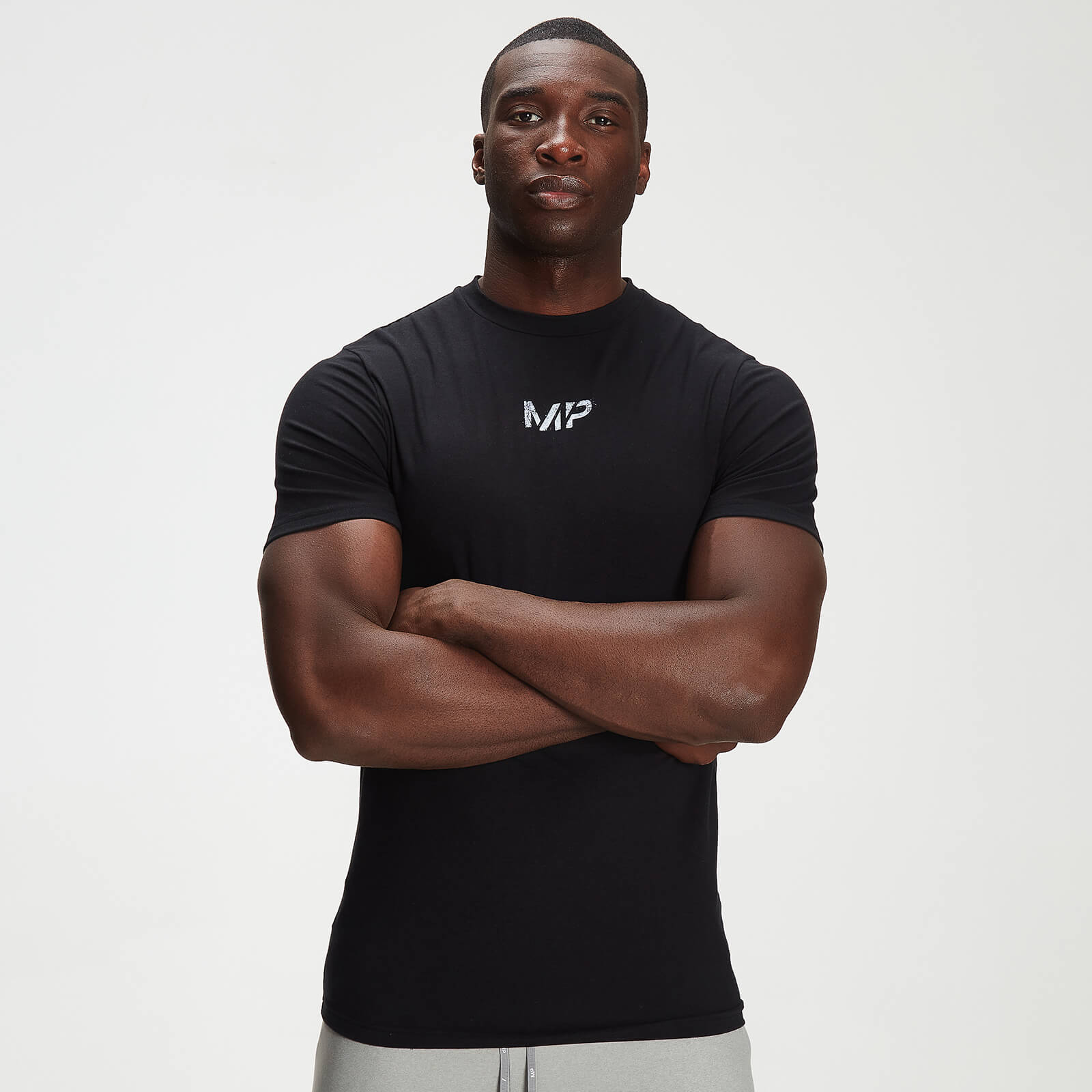 MP Adapt drirelease® Grit Print T-shirt - Sort - L