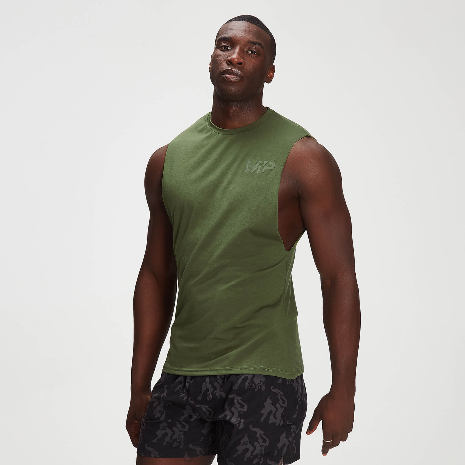 MP Adapt drirelease® Tonal Camo Tank til mænd - Leaf Green - XS