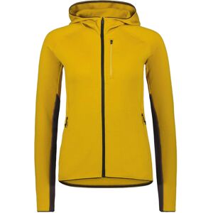 MONS ROYALE WMN APPROACH MERINO GRIDLOCK HOOD TURMERIC XS